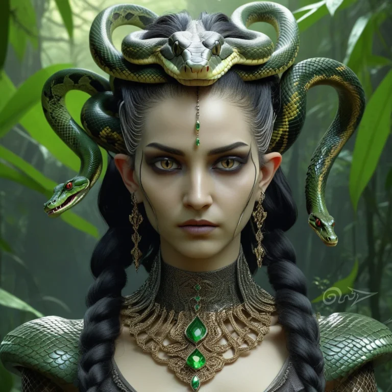 Snake Queen, Unique Beauty, Character Design