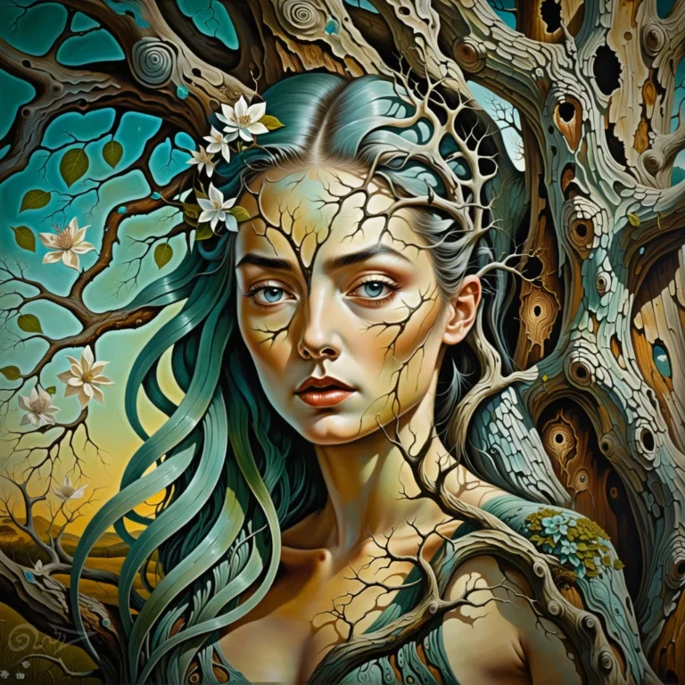 Mother Nature, Unique Beauty, Character Design