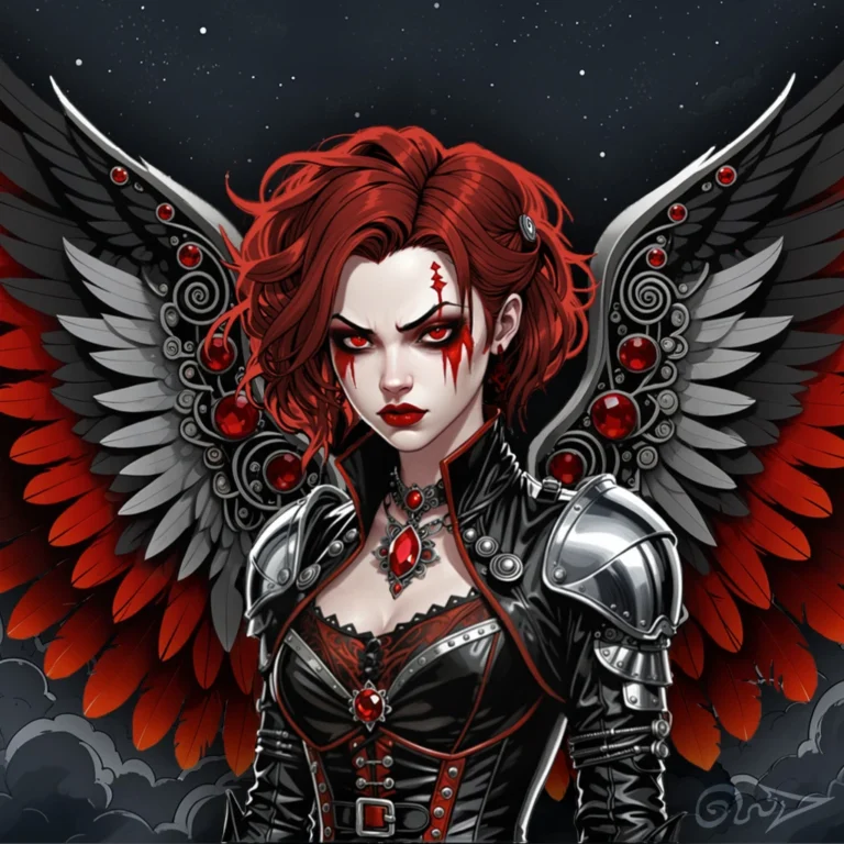 Fallen Angel, Armored Warriors, Character Design